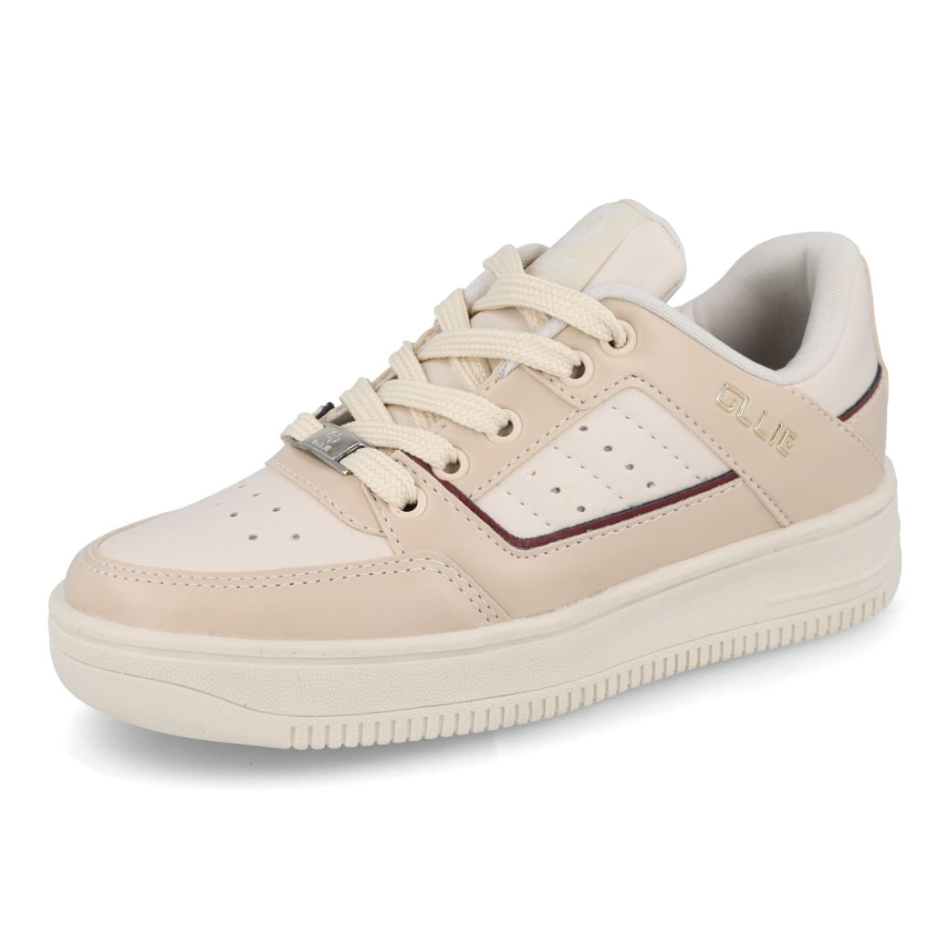 Ollie Tenis BLISS-458 Bege Marsala Sint_8__